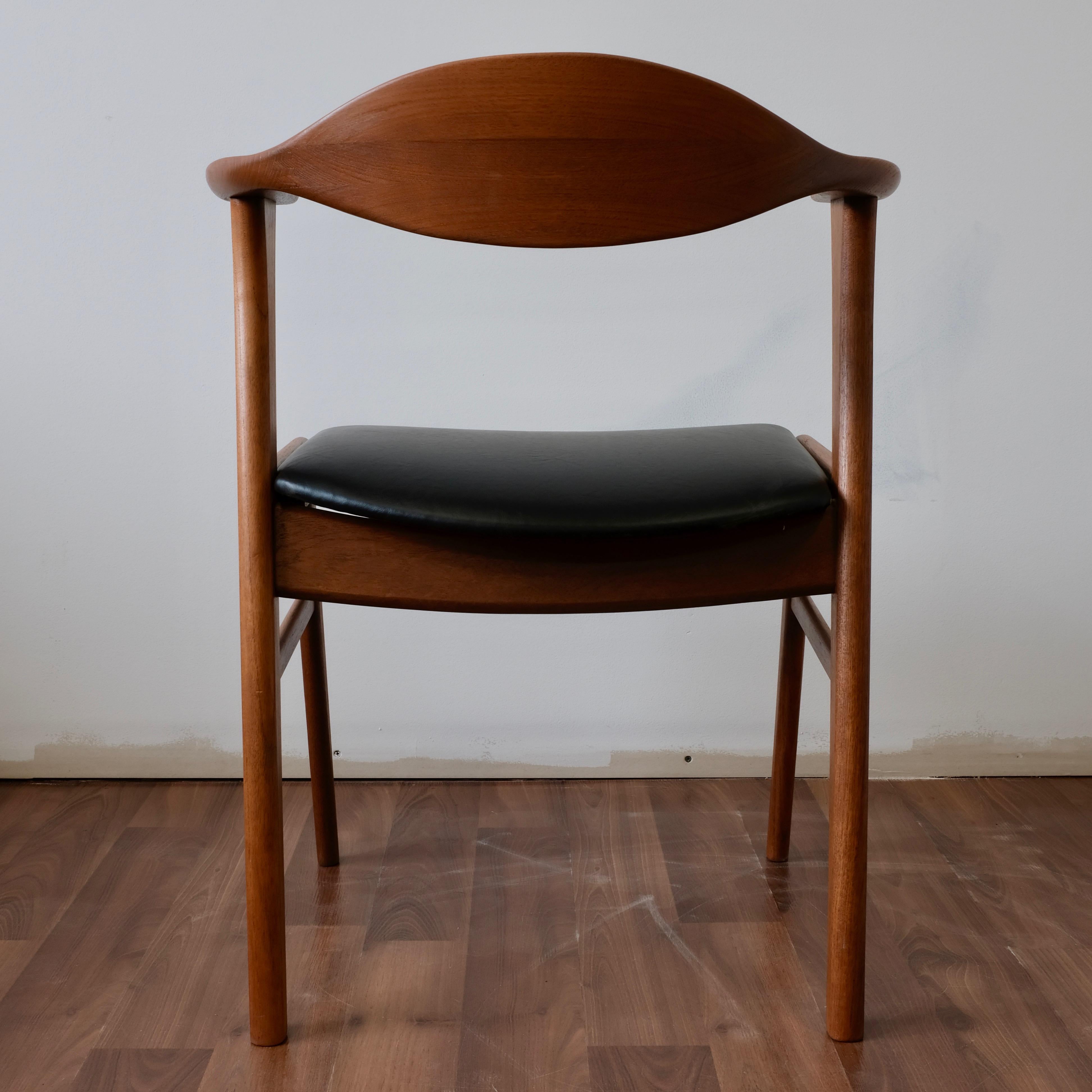 Danish Erik Kirkegaard Model 49B Chair in Teak by Hong Stolfabrik For Sale