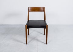 Teak Chair No. 77 by Niels Moller for Moller Models Denmark, 1960s