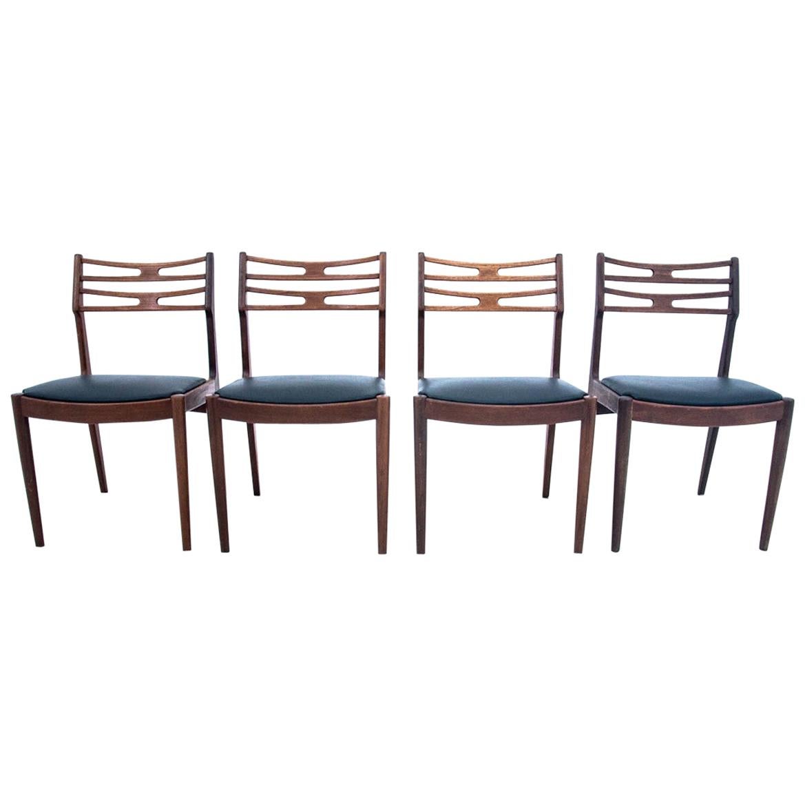 Teak Chairs, Danish Design, 1960s For Sale