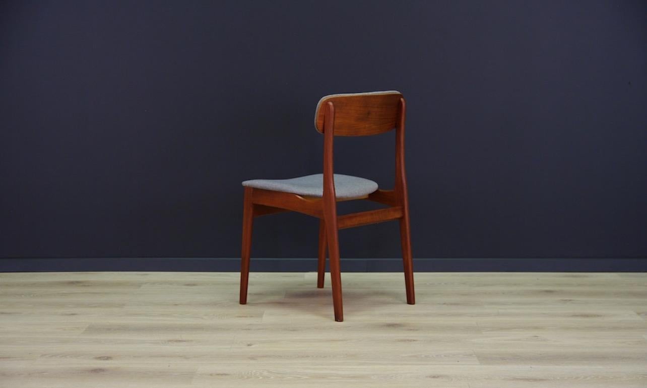 Teak Chairs Danish Design Midcentury, 1960-1970 4