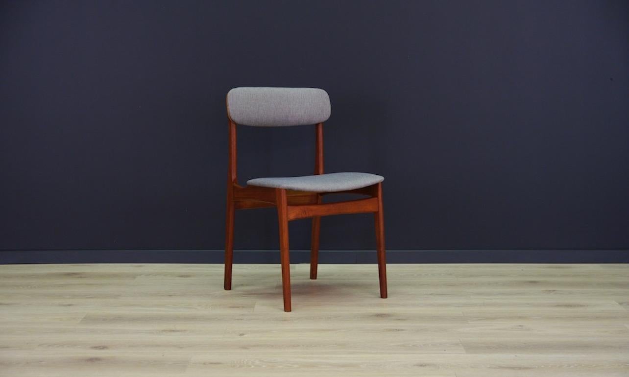 Scandinavian Teak Chairs Danish Design Midcentury, 1960-1970