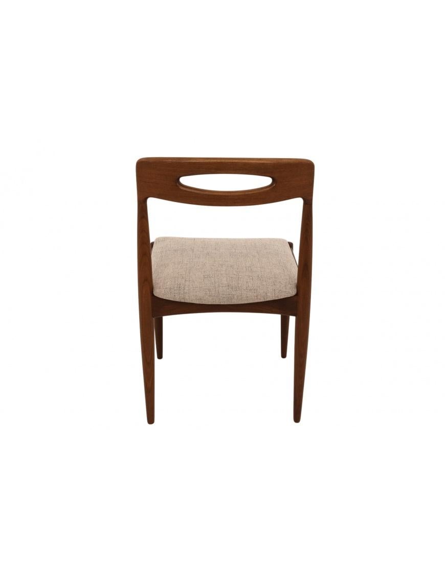 Teak chairs designed by Johannes Andersen for Uldum Møbelfabrik, Denmark, 1960. in vendita 1