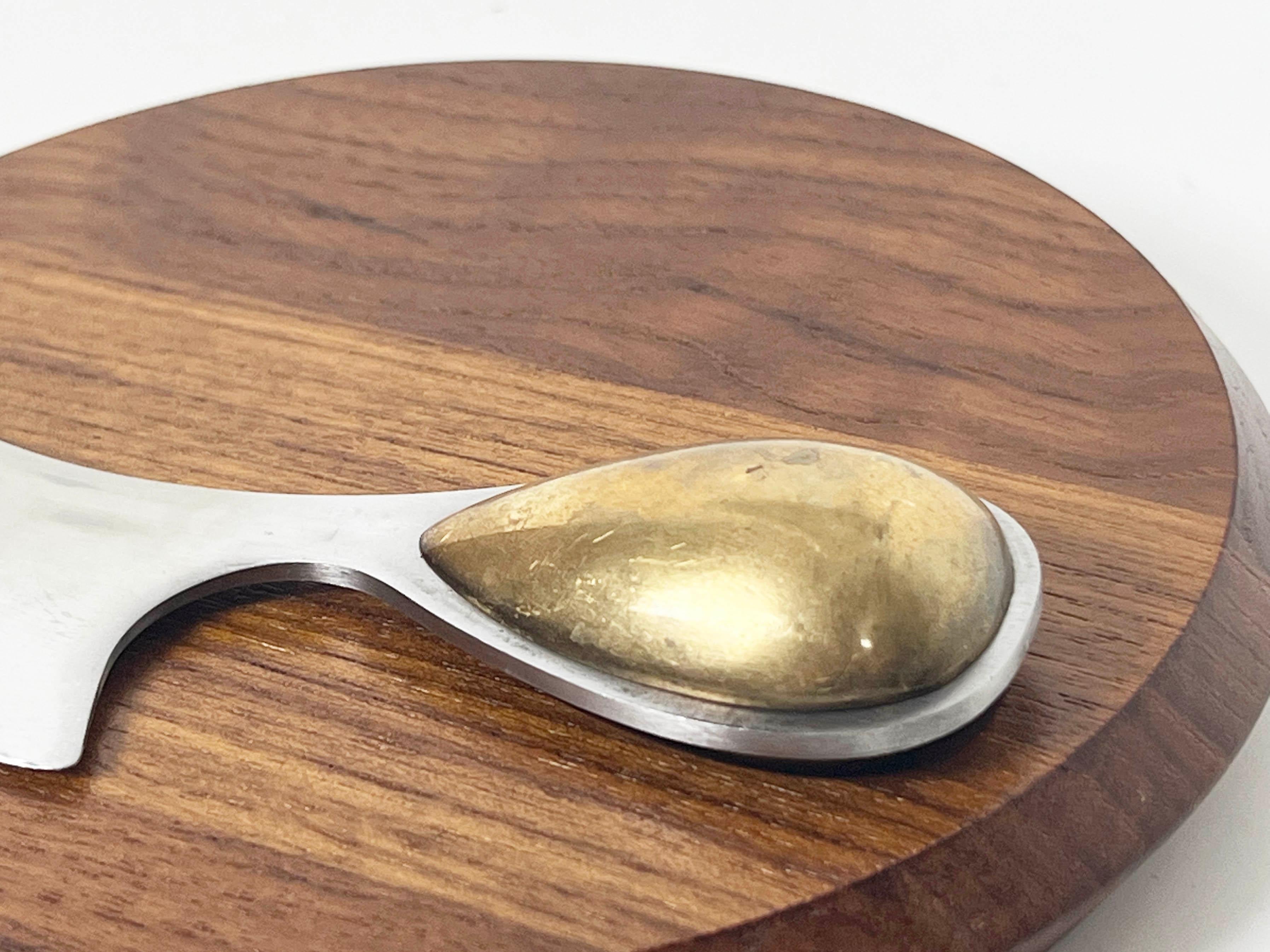 Teak Cheeseboard and Knife by Vivianna Torun for Dansk 2