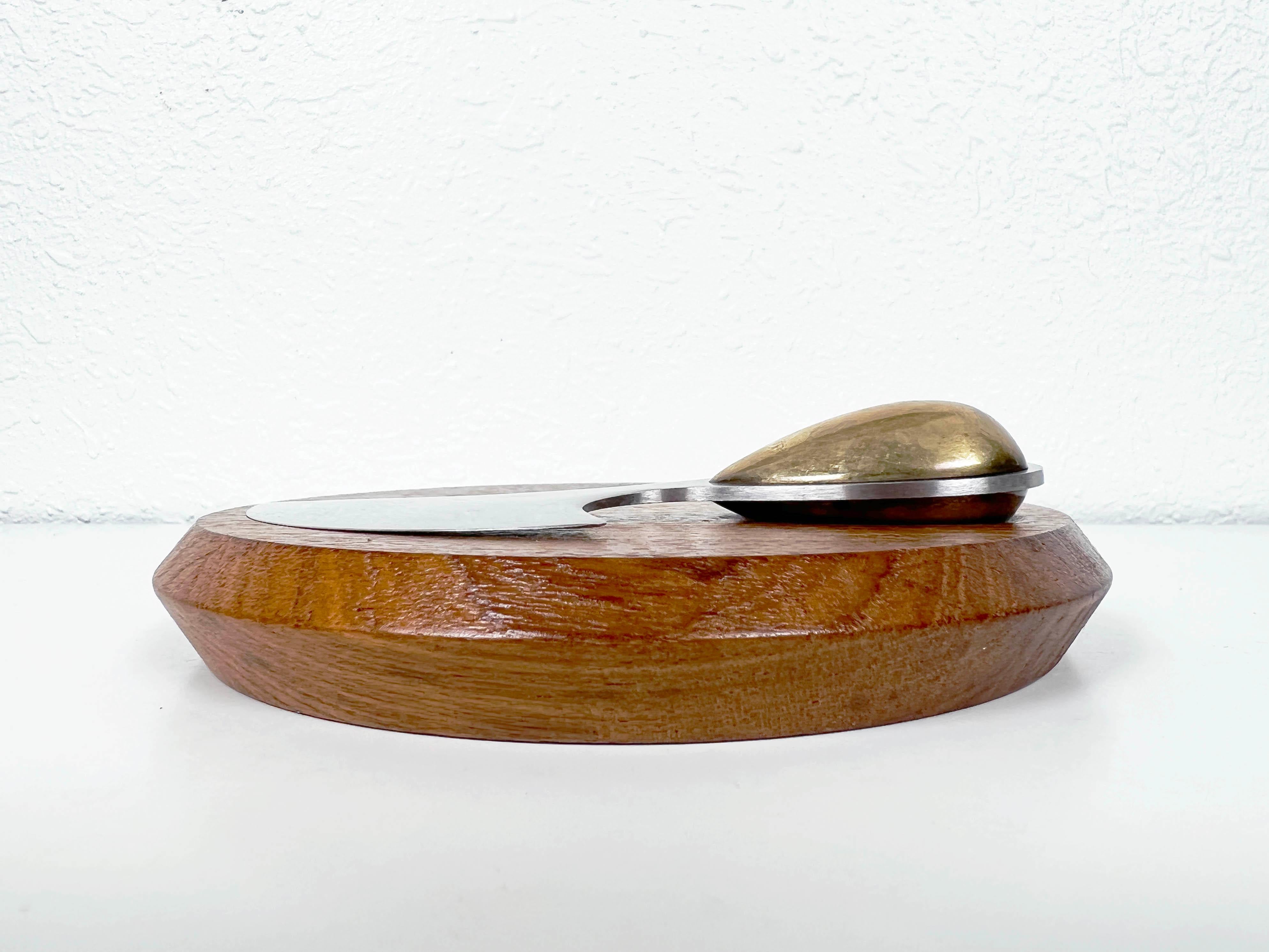 Teak Cheeseboard and Knife by Vivianna Torun for Dansk 1