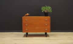 Teak Chest of Drawers 1970s Vintage Danish Design