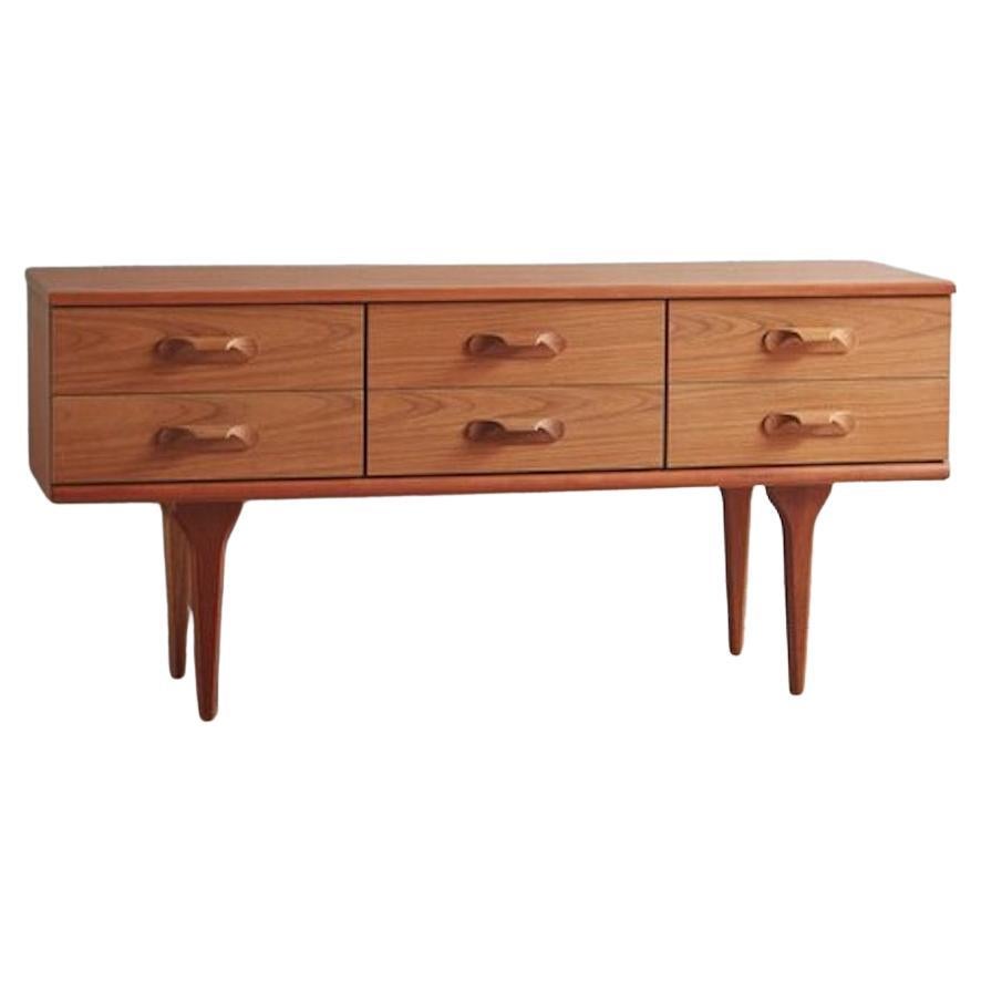 Teak Chest of Drawers by Austinsuite, Uk 1960s For Sale
