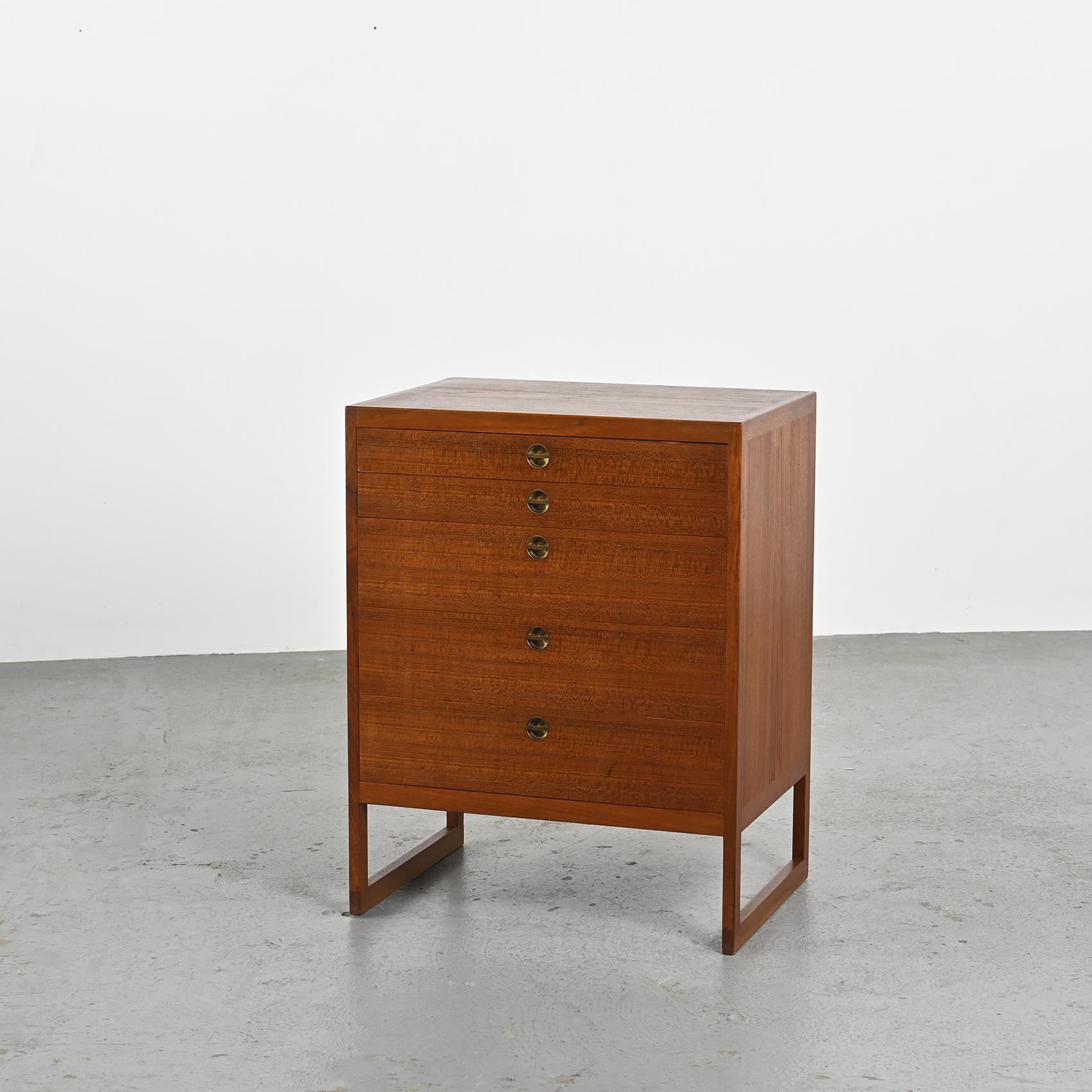 20th Century Teak Chest of Drawers by Børge Mogensen, circa 1957