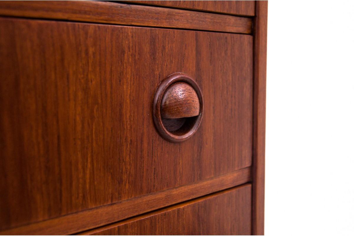 Cassettiera in teak, design danese, anni '60 in vendita 5