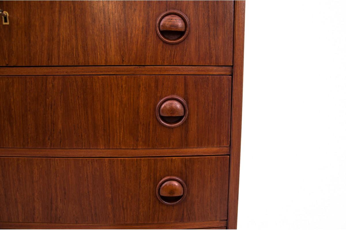 Cassettiera in teak, design danese, anni '60 in vendita 6