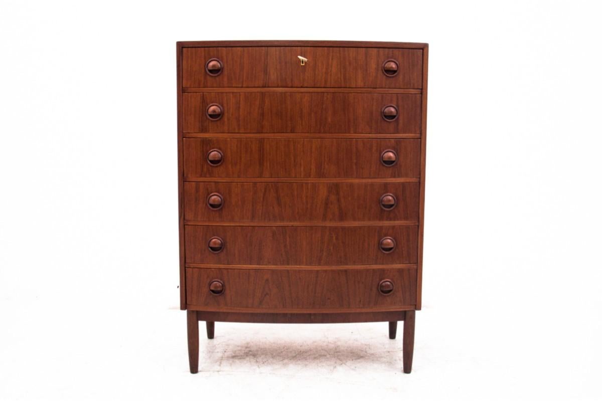 Cassettiera in teak, design danese, anni '60 In condizioni buone in vendita a Chorzów, PL
