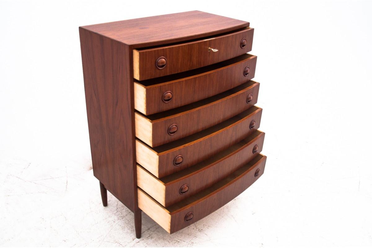 Cassettiera in teak, design danese, anni '60 in vendita 1