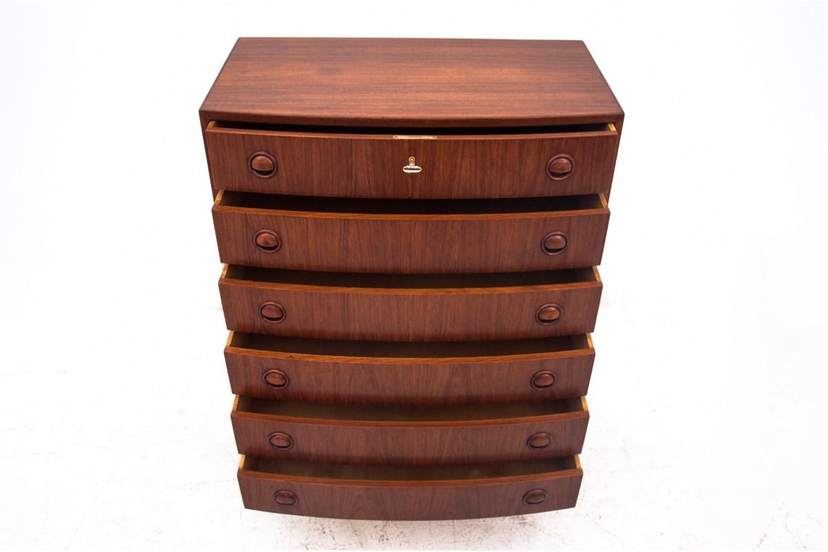 Cassettiera in teak, design danese, anni '60 in vendita 2