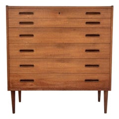 Teak Chest of Drawers, Danish Design