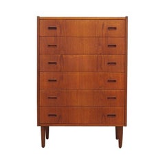 Teak Chest of Drawers Danish Design Vintage Lata, 1960s