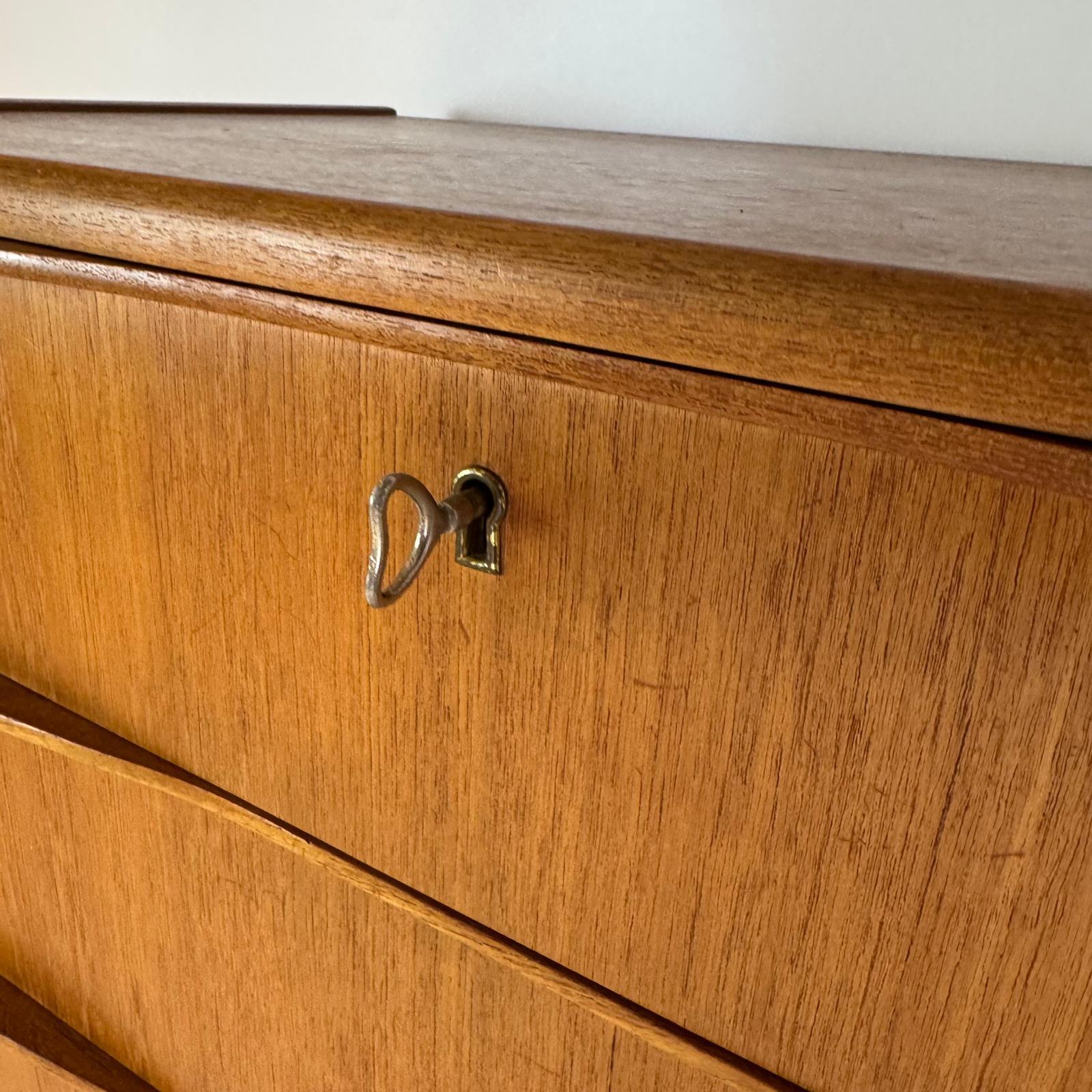 Danish Teak chest of drawers, Denmark 1960 in vendita