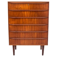 Teak Chest of Drawers, Denmark, 1960s