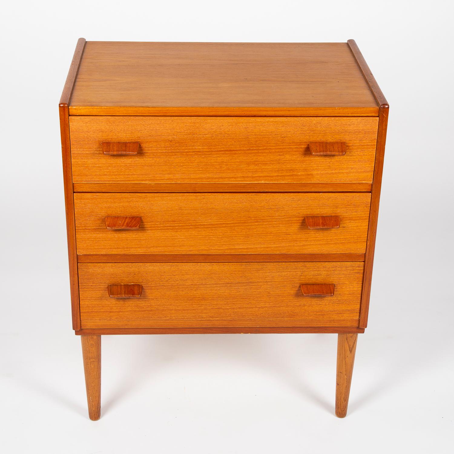 Danish Teak Chest of Drawers Design by Poul Volther
