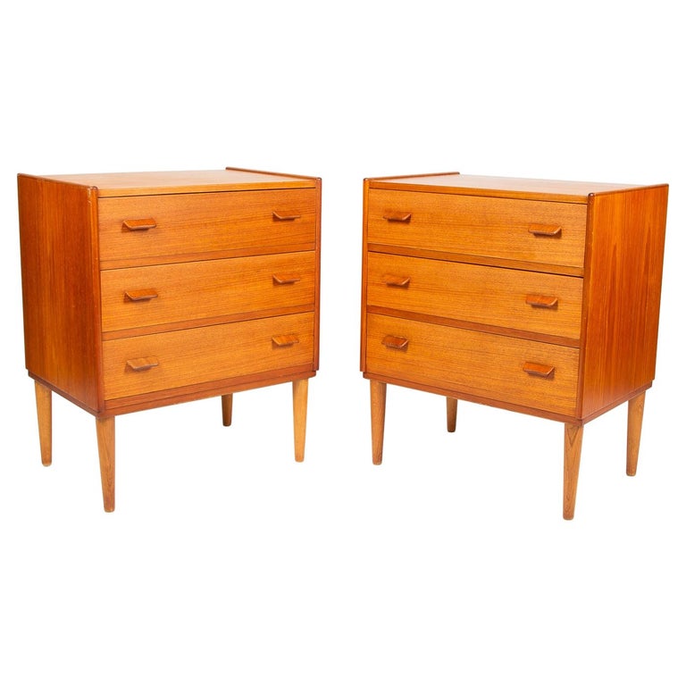 Teak Chest of Drawers Design by Poul Volther For Sale at 1stDibs