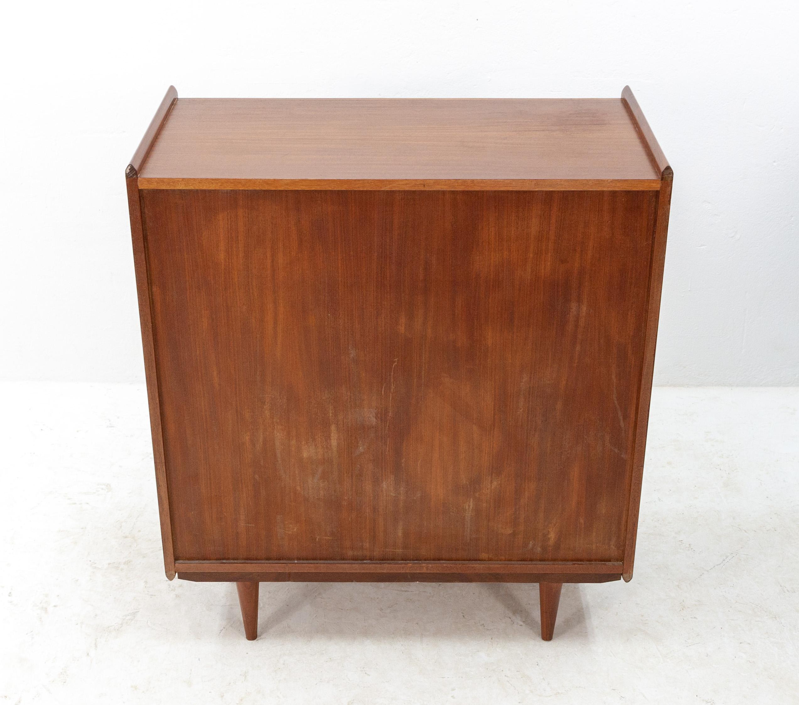 Dutch Teak Chest of Drawers