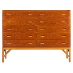 Teak Chest of Drawers No. 134 by Børge Mogensen for FDB Mobler, 1960s