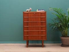 Teak Chest of Drawers Retro 1970s Danish Design