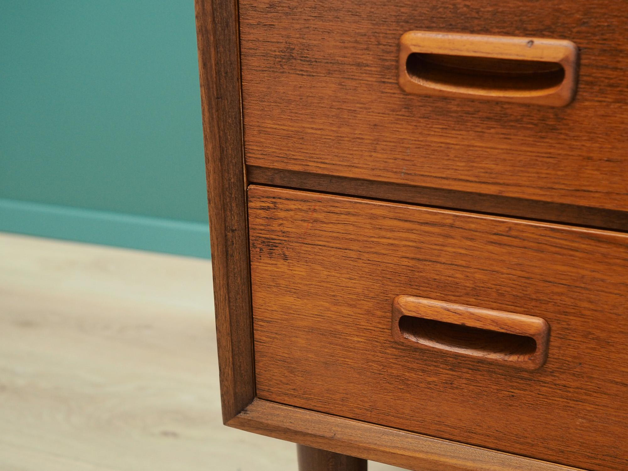 Teak Chest of Drawers Vintage 1960-1970 For Sale 5