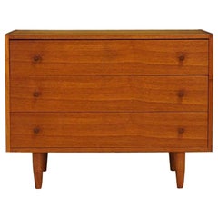 Teak Chest of Drawers Vintage Danish Design, 1960s