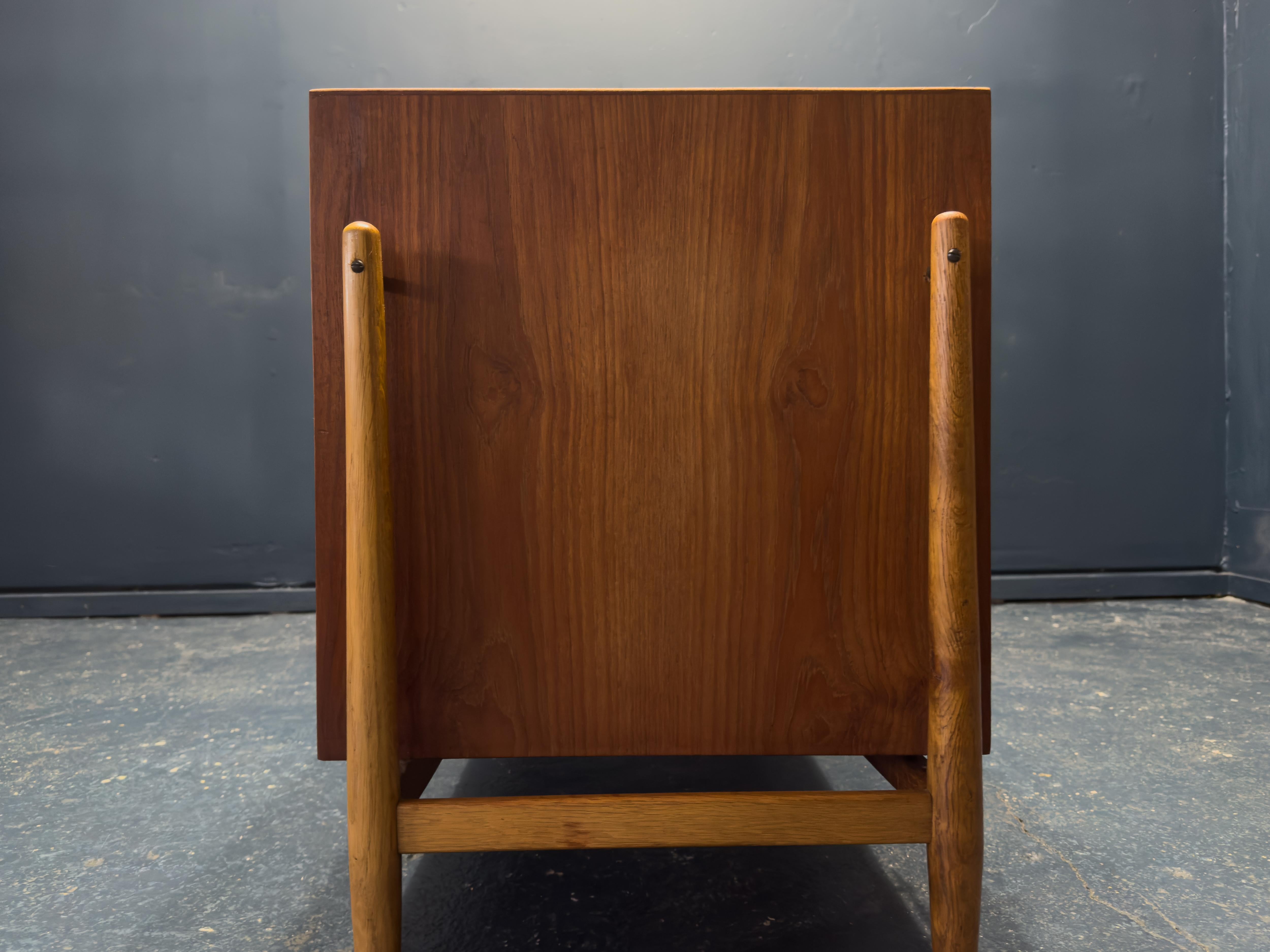 Teak Chest of Drawers with Brass Handles 2