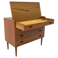 Teak Chest of Drawers with Compartments, Danish Design, 1960s