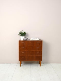 Commode en teck avec tiroirs verrouillables