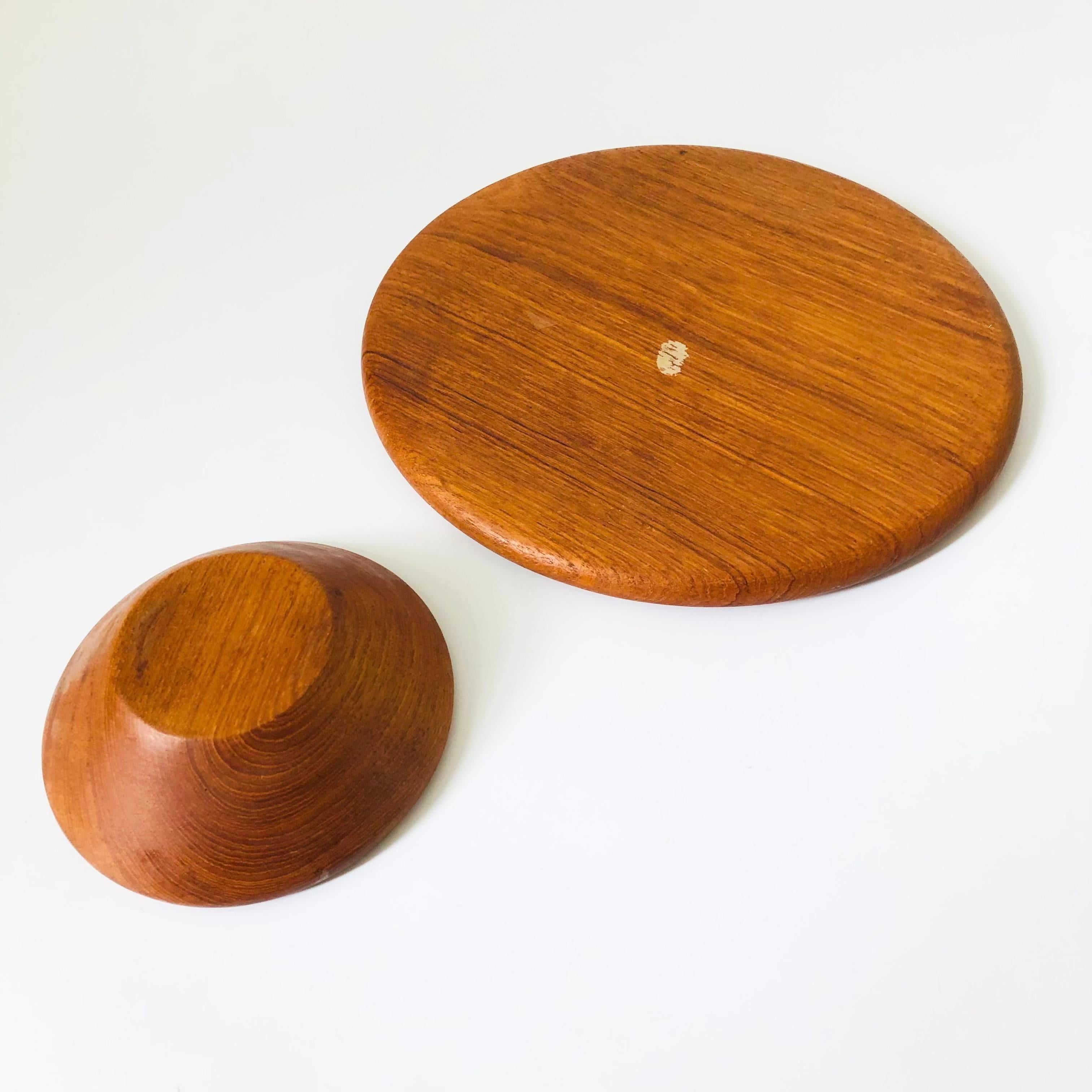 Teak Chip and Dip Tray For Sale 3