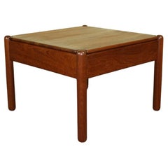 Teak coffee table 1960s 1970s midcentury vintage table