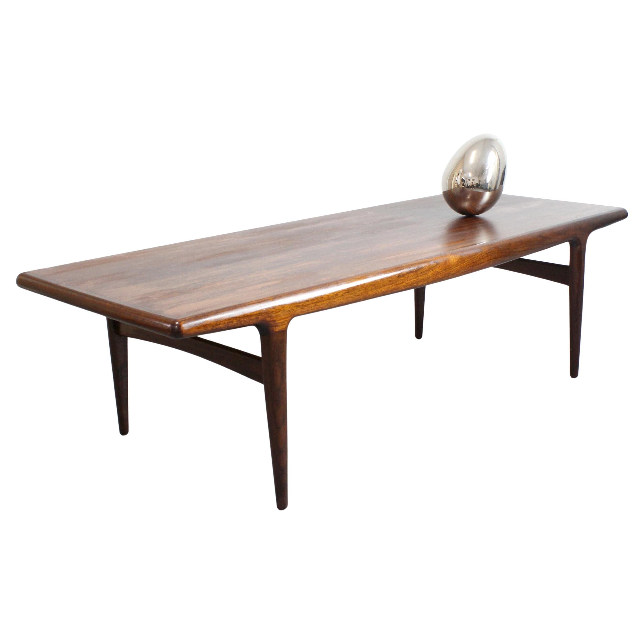 Tavolino in teak - Atr. Johannes Andersen - A.I.C. Silkeboarg - c. 1970 - Danimarca in vendita