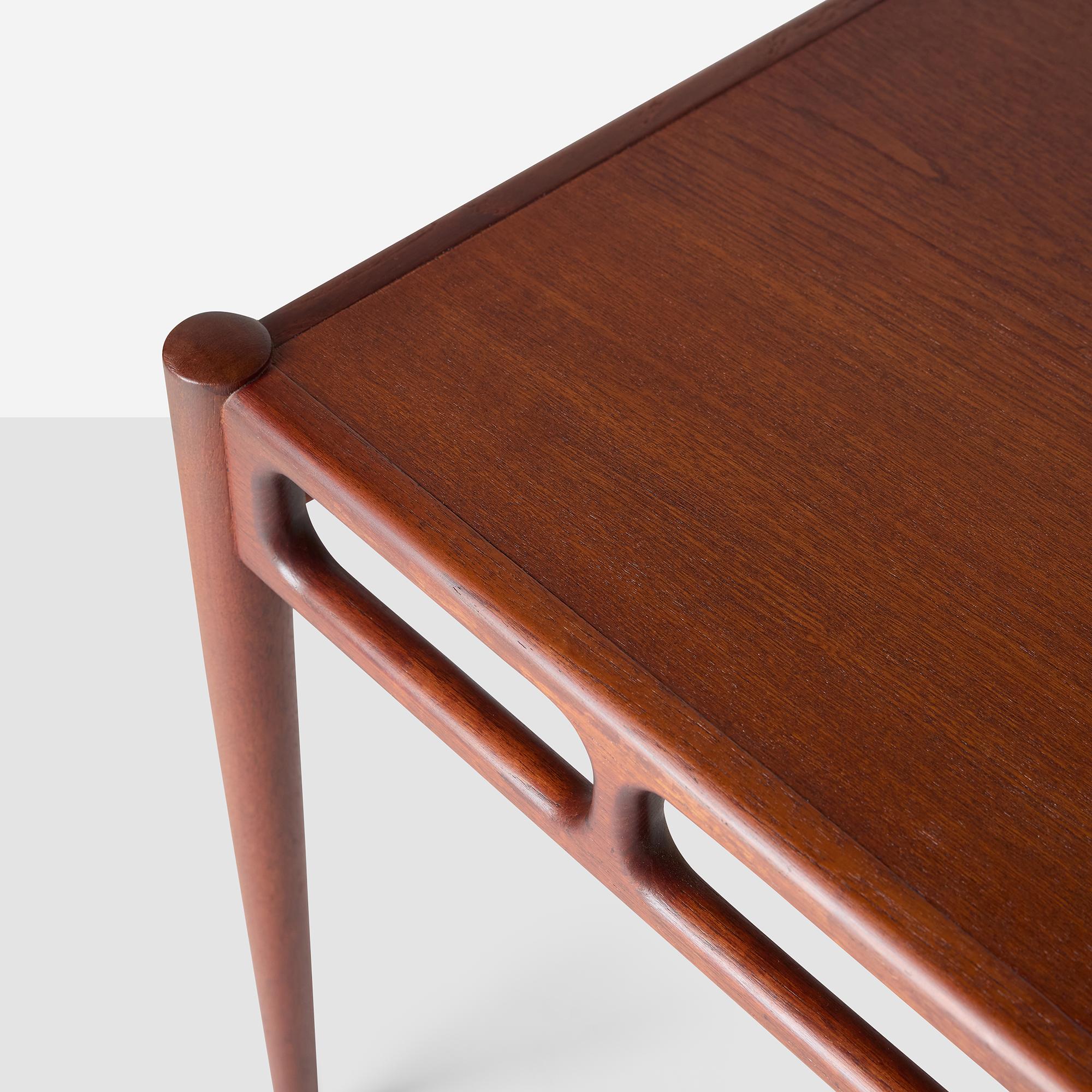 Table basse en teck par Ejnar Pedersen pour PP Furniture Bon état - En vente à San Francisco, CA