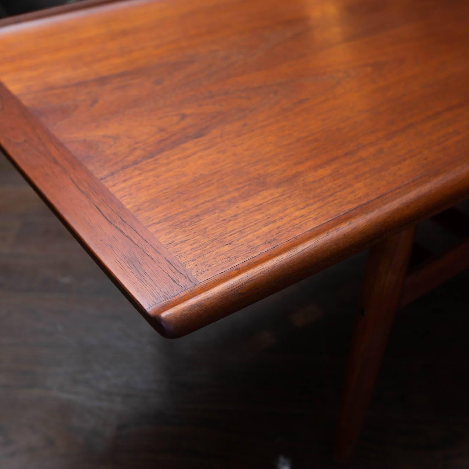 Mid-Century Modern Teak Coffee Table by Grete Jalk, Denmark, 1960s For Sale