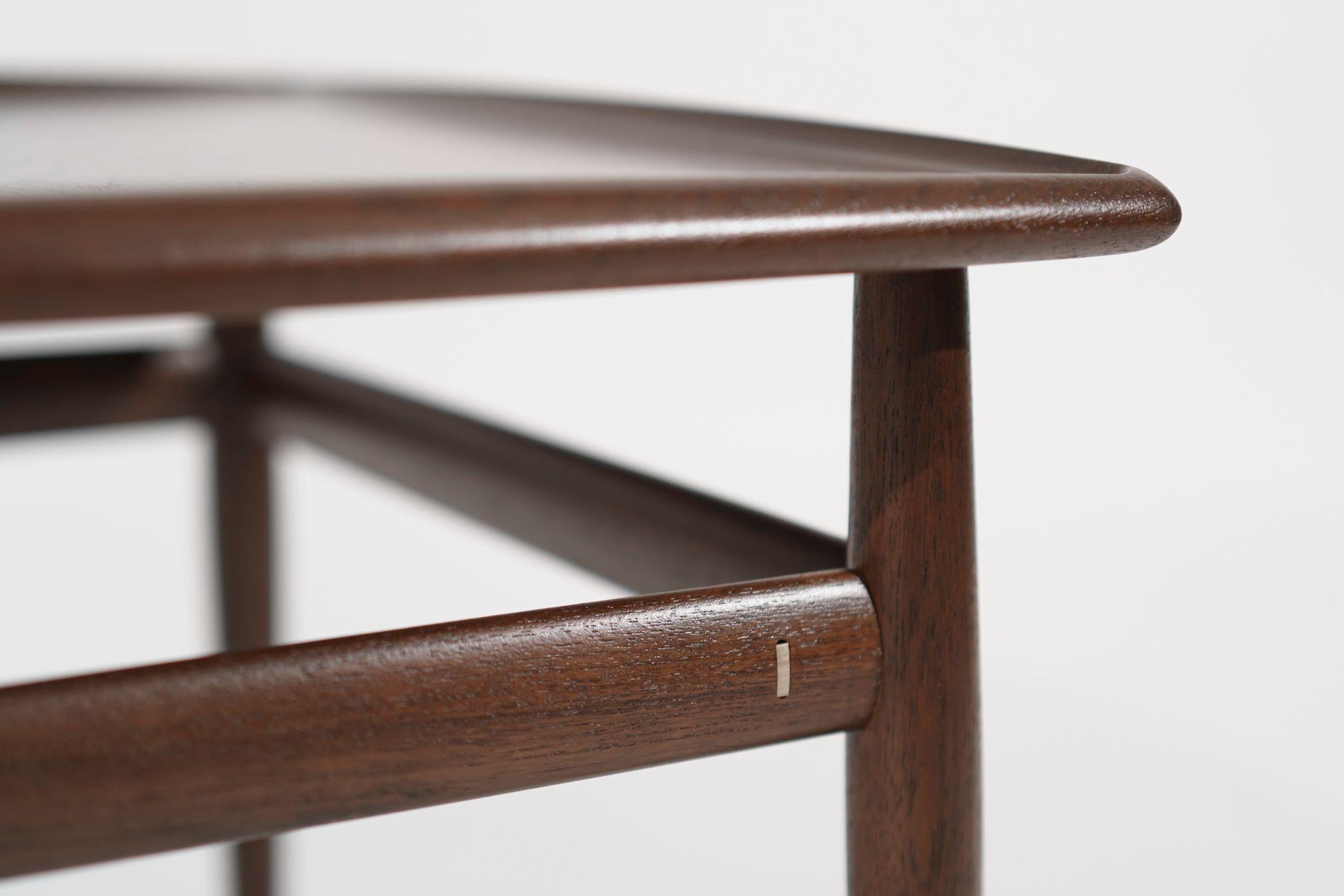 Teak Coffee Table by Grete Jalk, Denmark, C. 1950s For Sale 3
