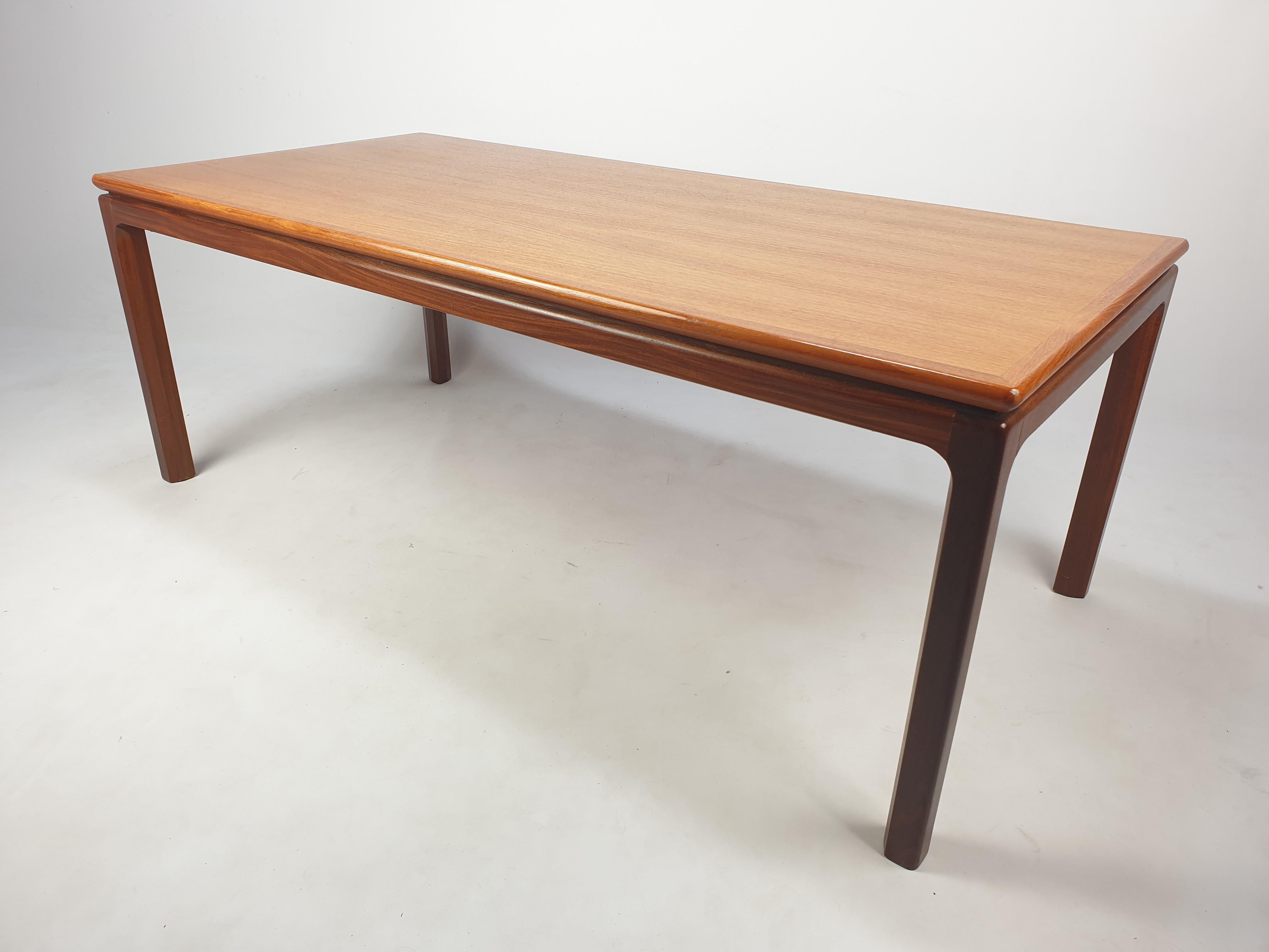 Late 20th Century Teak Coffee Table by Kai Kristiansen for Aksel Kjersgaard, 1970's For Sale