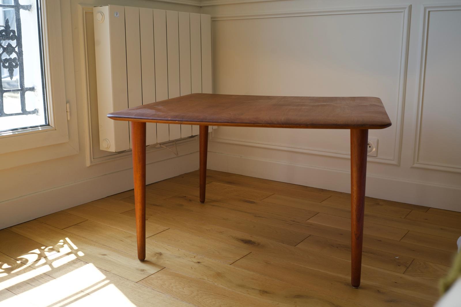 French Teak Coffee Table by Peter Hvidt and Orla Mølgaard for France & Son, 1960s For Sale