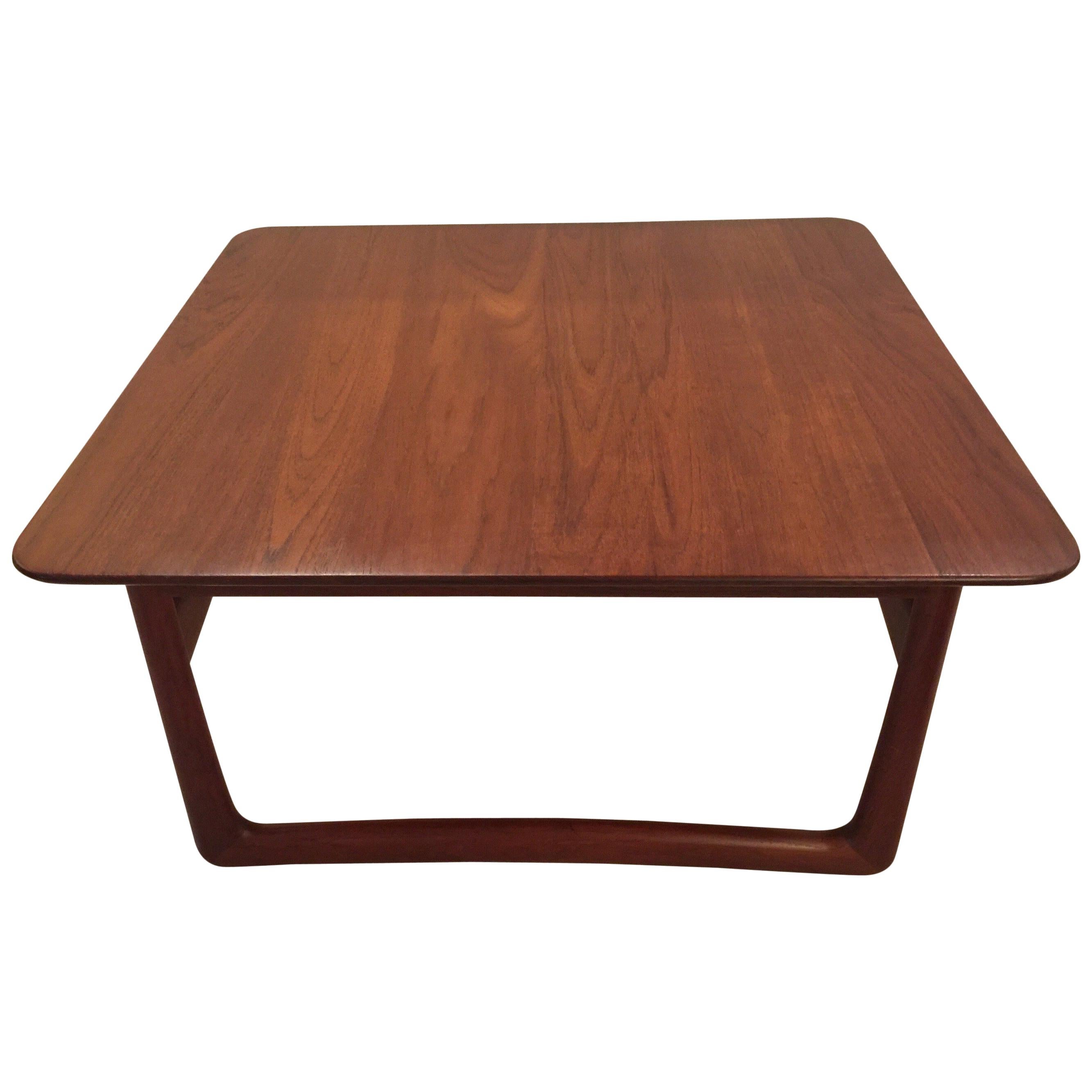 Teak Coffee Table by Peter Hvidt for France & Daverkosen