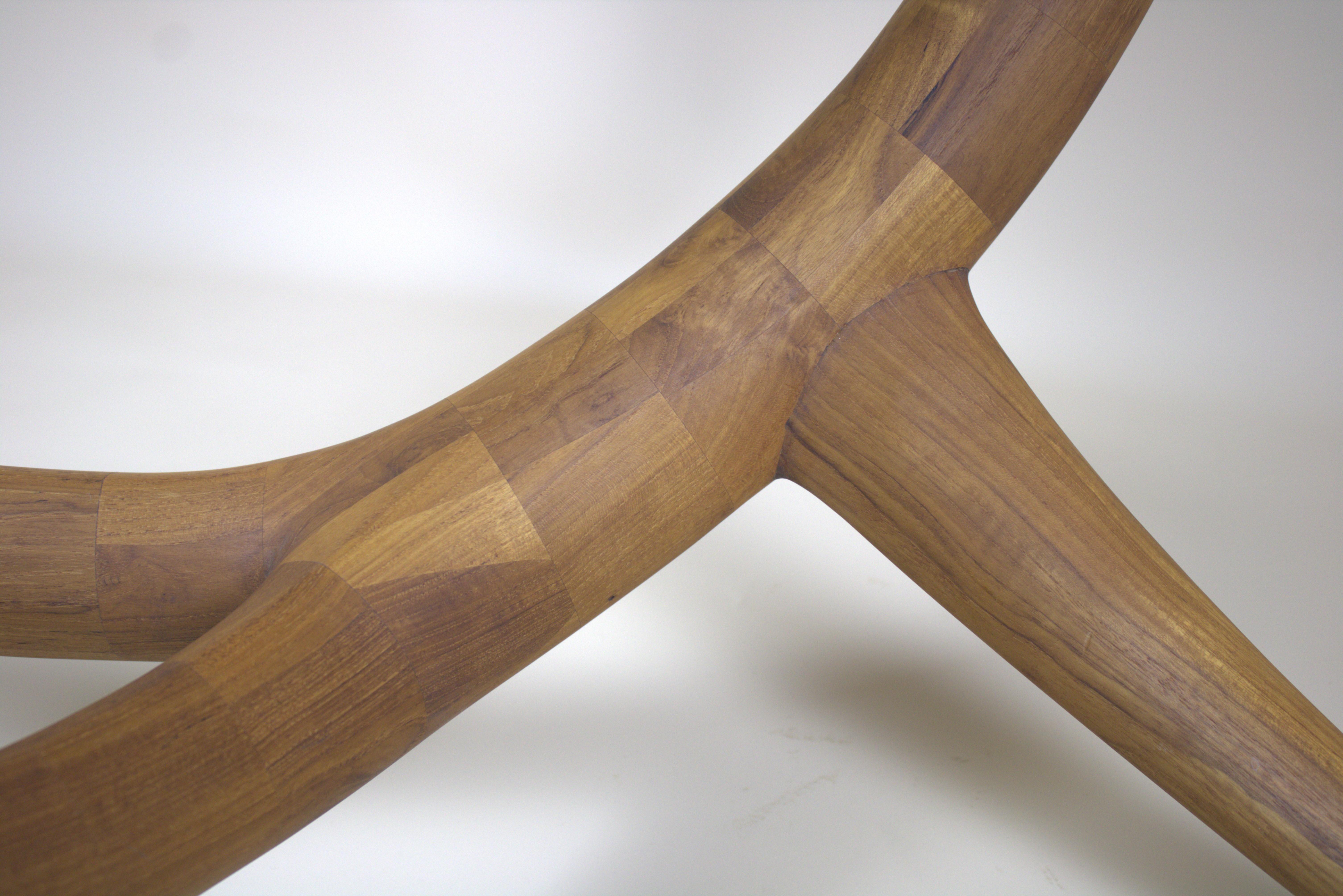 Table basse en teck Cicade Design en vente 3