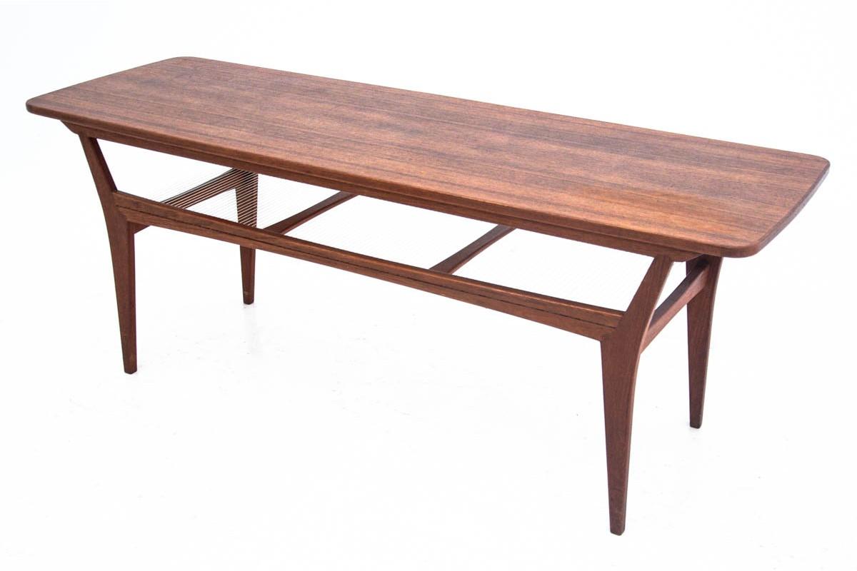 Scandinavian Modern Teak Coffee Table, Danish Design, 1960s