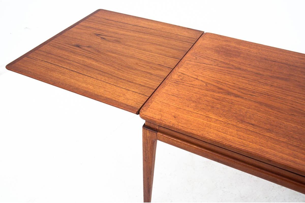 Teak Coffee Table, Danish Design, 1960s In Good Condition In Chorzów, PL