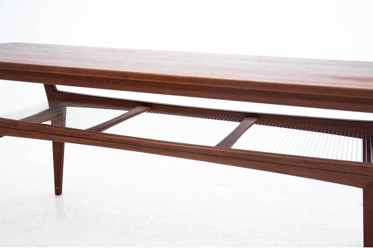 Teak Coffee Table, Danish Design, 1960s In Good Condition In Chorzów, PL