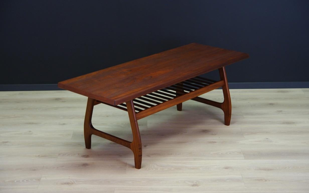 Veneer Teak Coffee Table Danish Design Classic Retro, 1960-1970