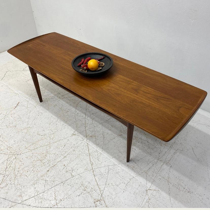 Teak Coffee Table Danish In Good Condition For Sale In Otley, GB