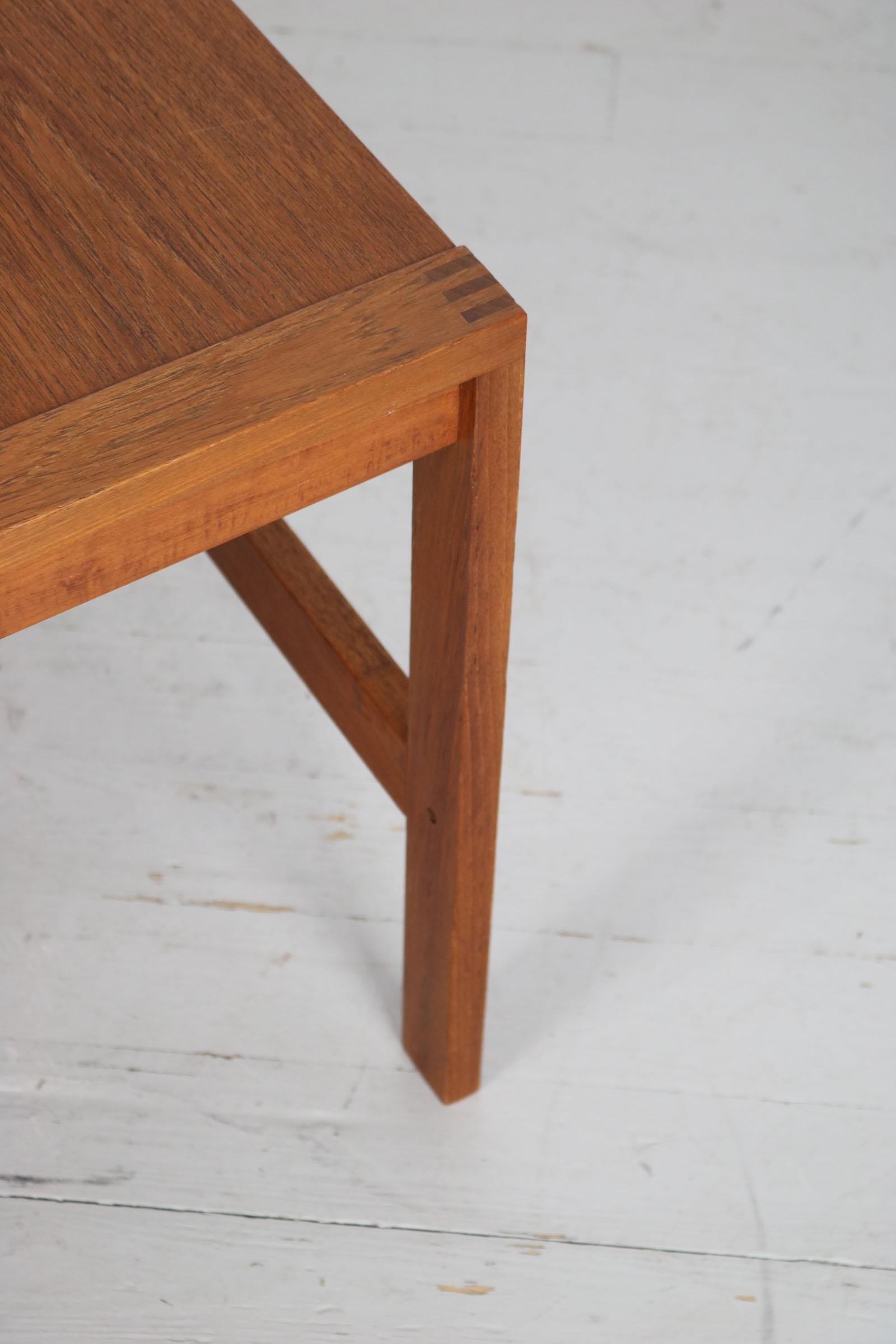 Teak Coffee Table, Designed by Ole Gjerløv-Knudsen and Torben Lind, Denmark 60s For Sale 8