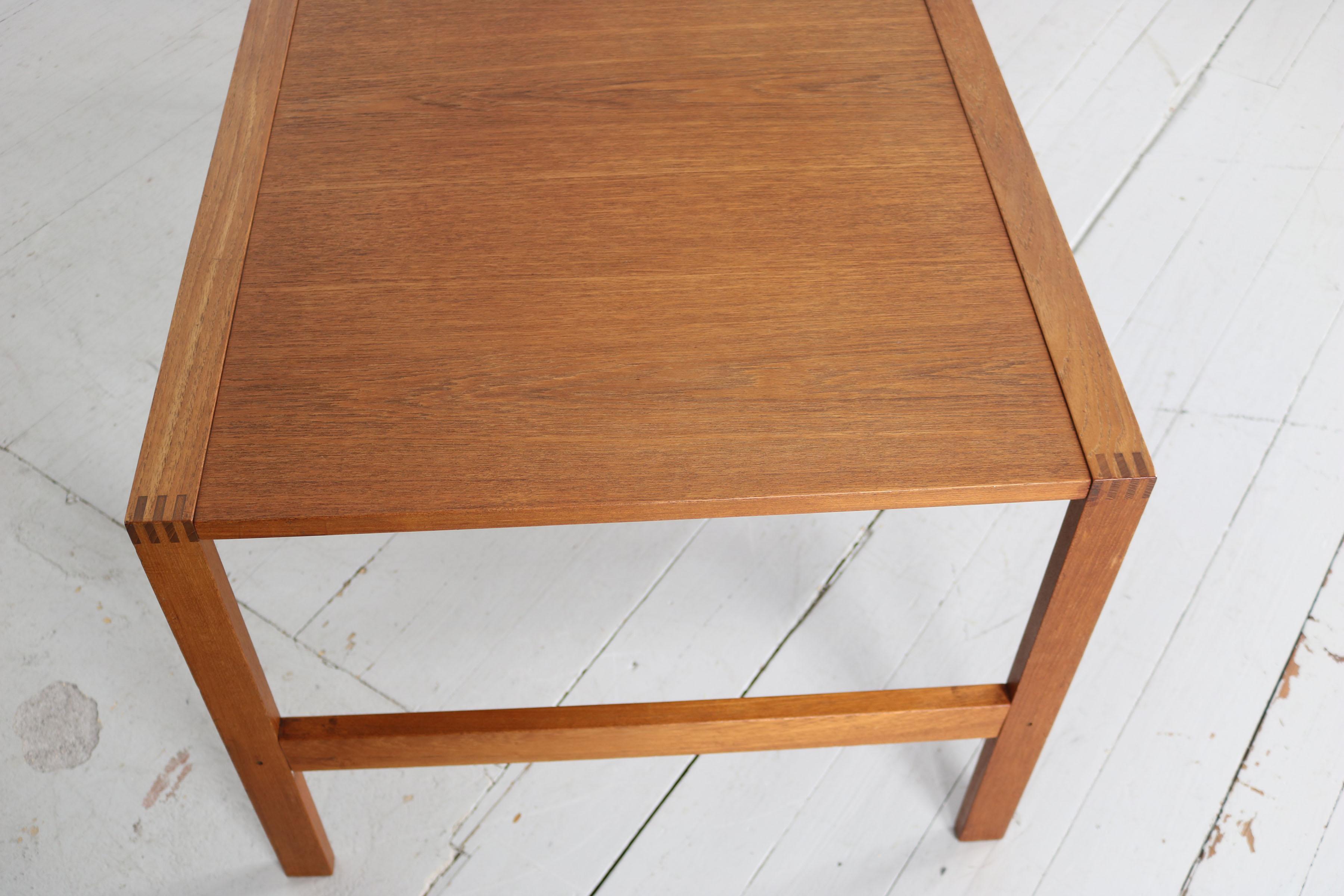 Teak Coffee Table, Designed by Ole Gjerløv-Knudsen and Torben Lind, Denmark 60s For Sale 14