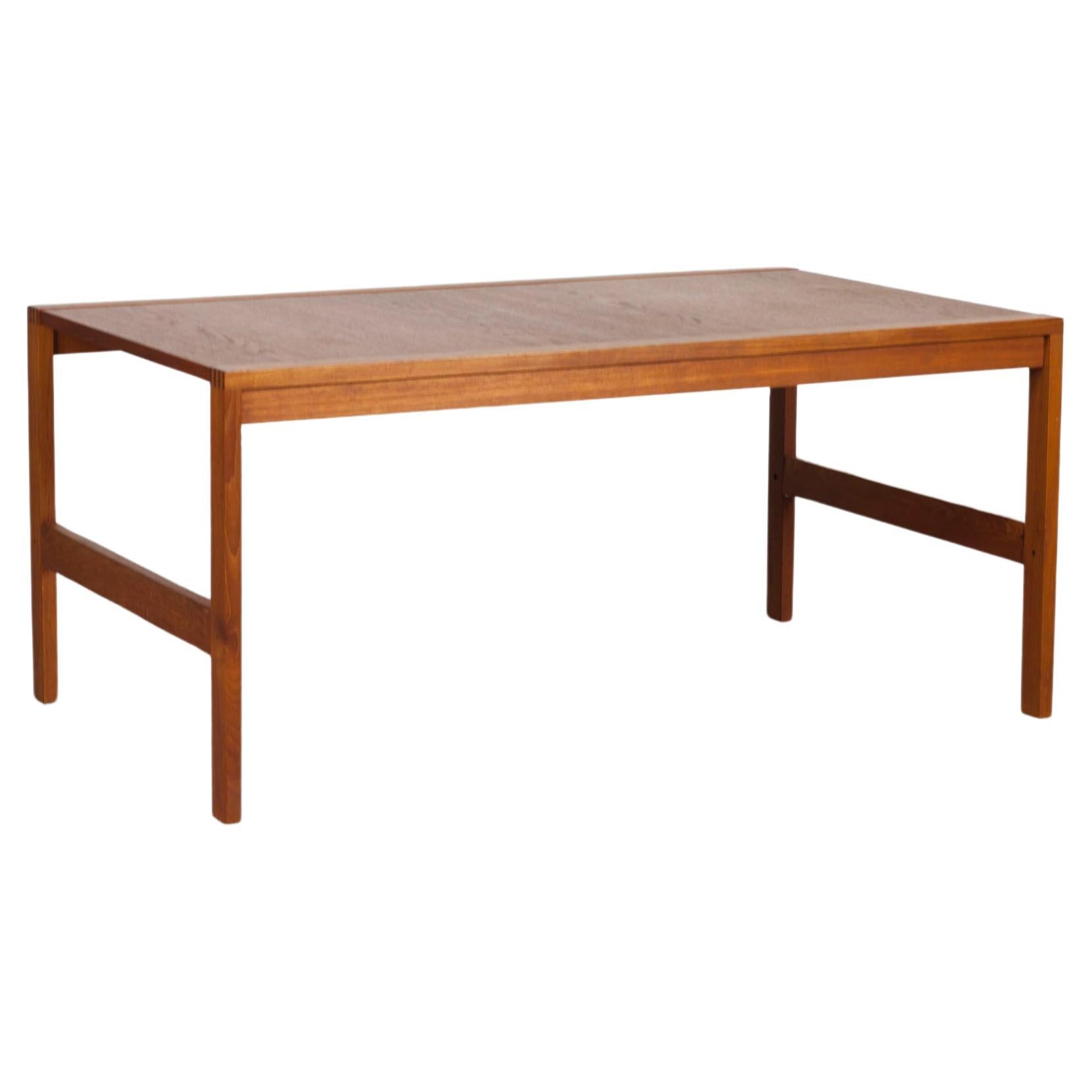 Table basse en teck, conçue par Ole Gjerlv-Knudsen et Torben Lind, Danemark, années 60