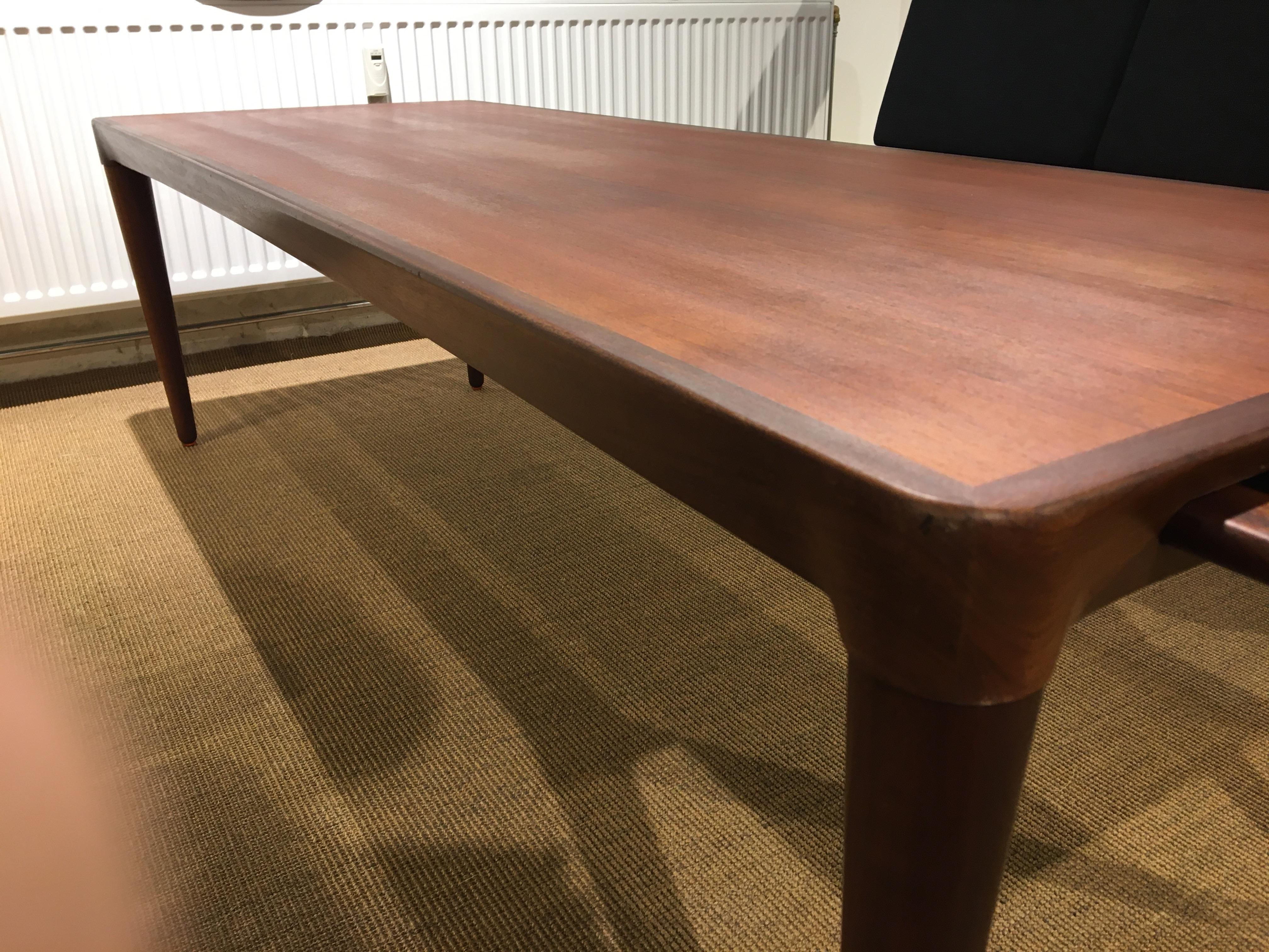 Teak Coffee Table from B.C. Møbler Vejle, 1950s In Good Condition For Sale In Odense, Denmark