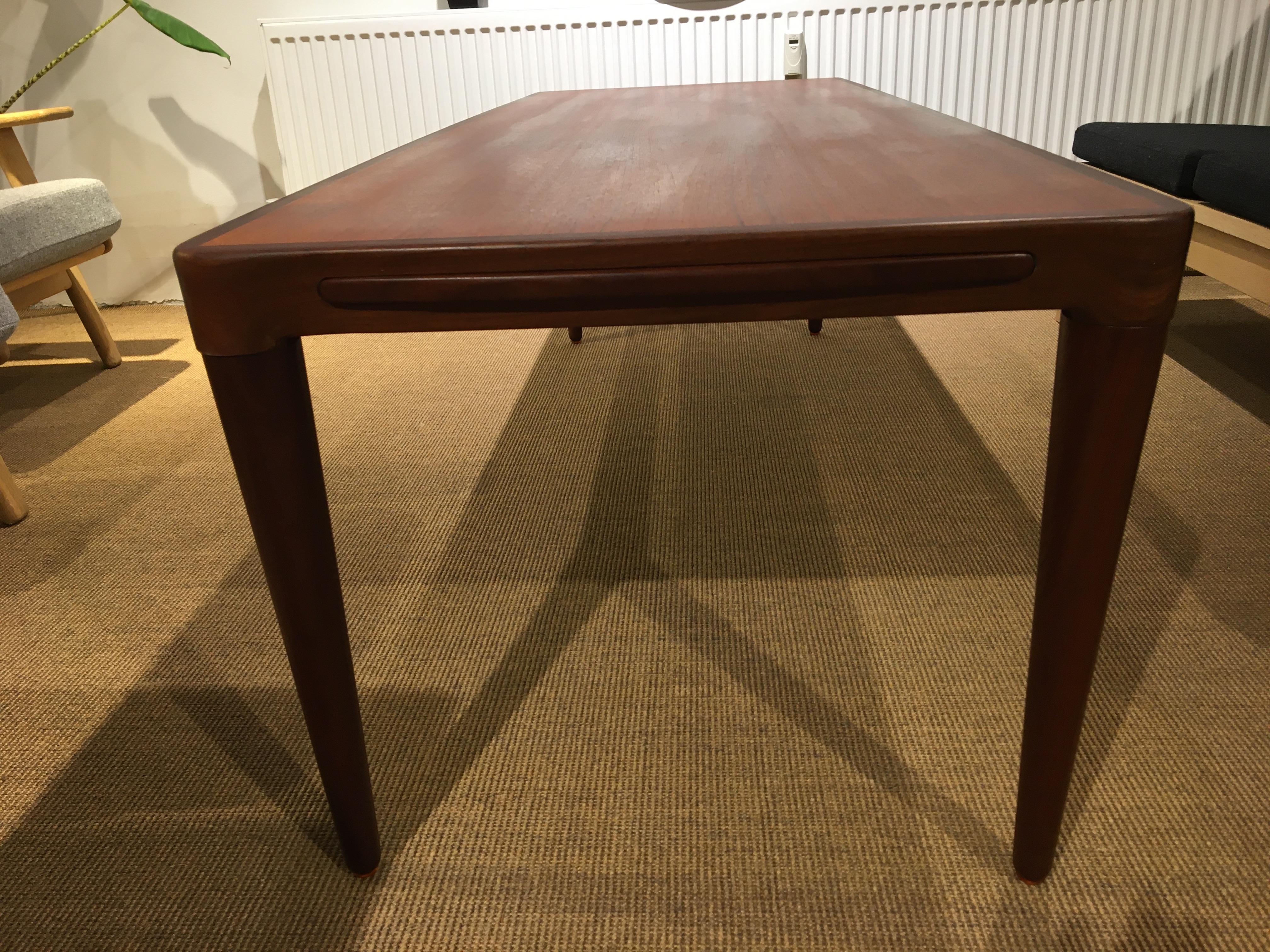 Mid-20th Century Teak Coffee Table from B.C. Møbler Vejle, 1950s For Sale